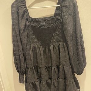 Black off the shoulder dress